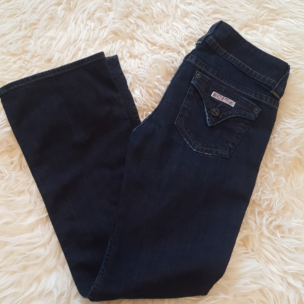 Hudson flap boot cut jean size 28